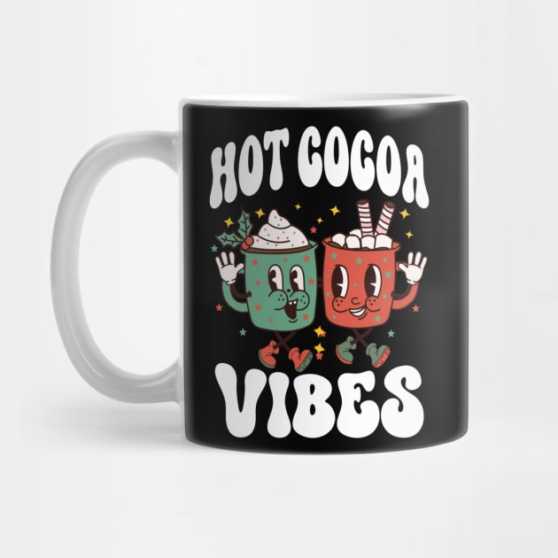 Hot Cocoa Vibes, Retro Winter Hot Chocolate by mcoshop